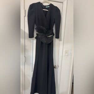 Elegant Black Evening Gown